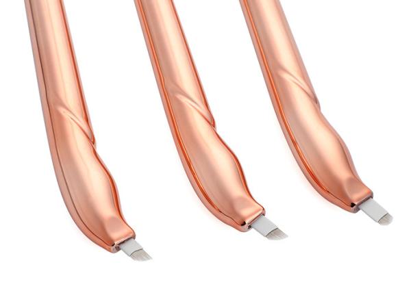 Champagne Disposable Microblading Pen For Eyebrow Tattoo