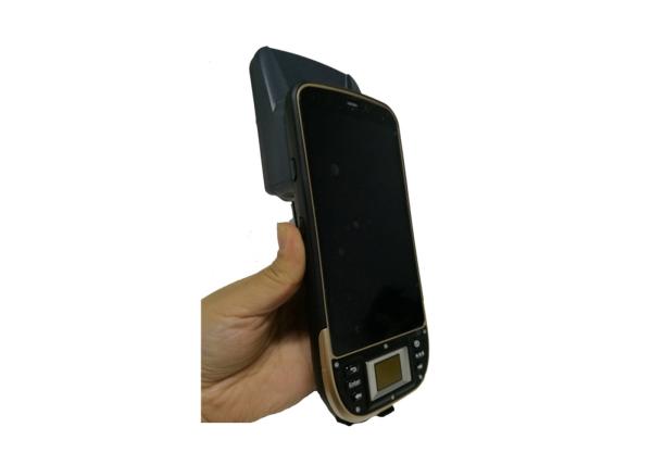 Portable Fingerprint Scanner , Handheld Wireless Barcode Scanner with UHF Reader