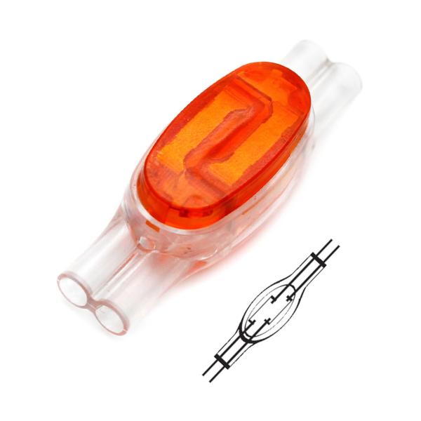 Stock 19-24AMG U1R en ligne 4 fils connecteur de cul gel rempli pour la résistance à l'humidité