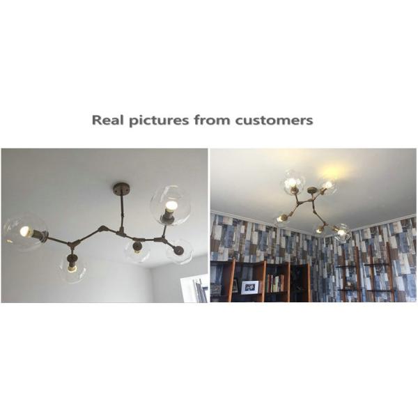 Vintage Glass Hanging Lamp Lighting Chandelier Pendant Light