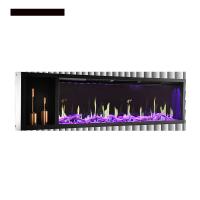 petite lumière biseautée du charbon de bois LED de simulation de bord de cheminée en bois du mantel 75inch