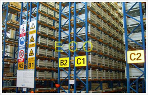 Narrow Aisle Pallet Style Steel Warehouse Storage Racks / Adjustable Selective Rack