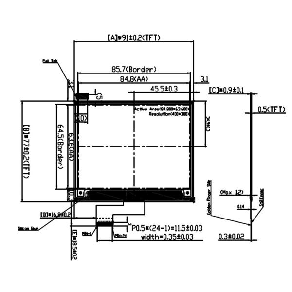 400х300 точек 4,2 дюйма статический 3-цветный E-Ink Screen E-Paper Label Ultra-Low Power E-Paper