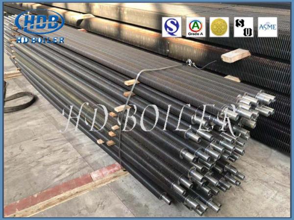 Carbon Heat Exchanger Tubes Compact Structure , Steam Boiler Finned Pipe Heat Transfer