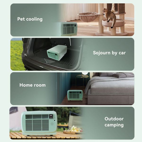 AC 110V220V Minimalist Travel Offline Voice Refrigerant Cooling R290A Smart Air Conditioner