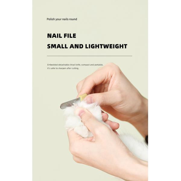 Clippers para uñas de mascotas de luz LED Professional Trimmer eléctrico para uñas de perro