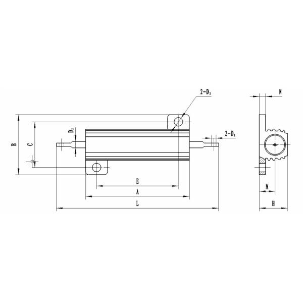 Fixed Audiophile Grade Resistors 4ohm 4R Operating Temperature 25 - 125℃