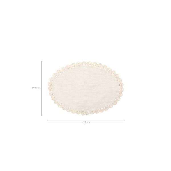 Sublimation Printing Nordic Cotton Linen Placemats Anti-Scald DIY Printable Blank Table Mats Home Textile Supplies