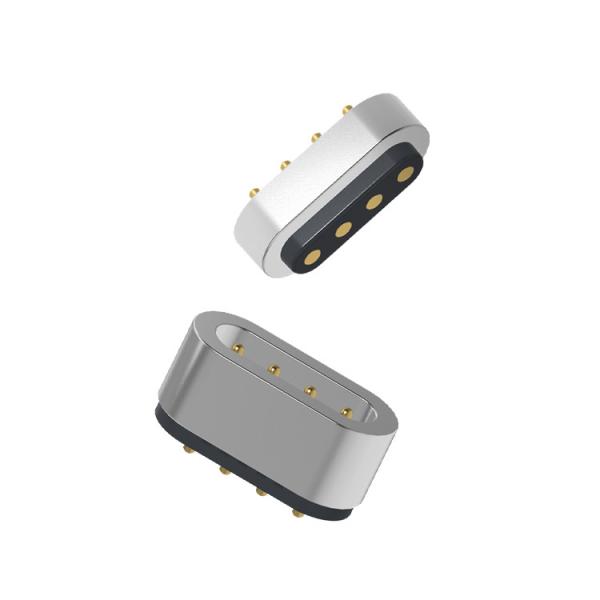 2.0mm Pitch Magnetic Connectors 1A Magnetic 4 Pin Connector Customized N52 Magnet