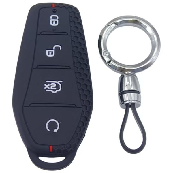 Silicone Car Key Cover BYD Song Plus Qin Han Tang DM EV Yuan Pro Dolphin Protection Case Remote Fob Skin Shell Holder New