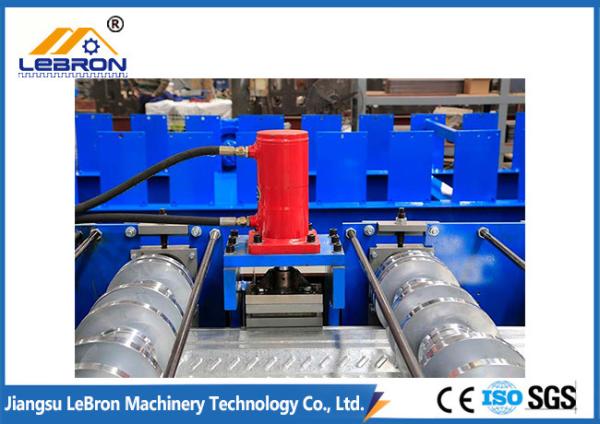 Full Automatic Floor Deck Roll Forming Machine , Steel Sheet Forming Machine