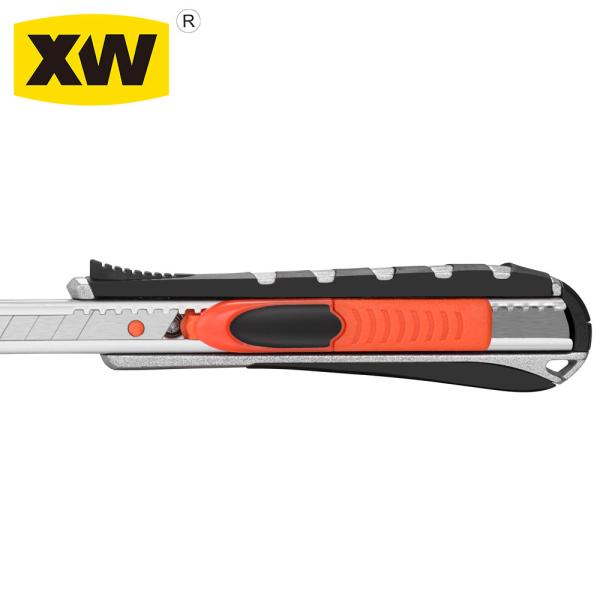 SX6500S Overmolded Retractable Safety Knives Dual Zone Snap Off  With 9mm Blade
