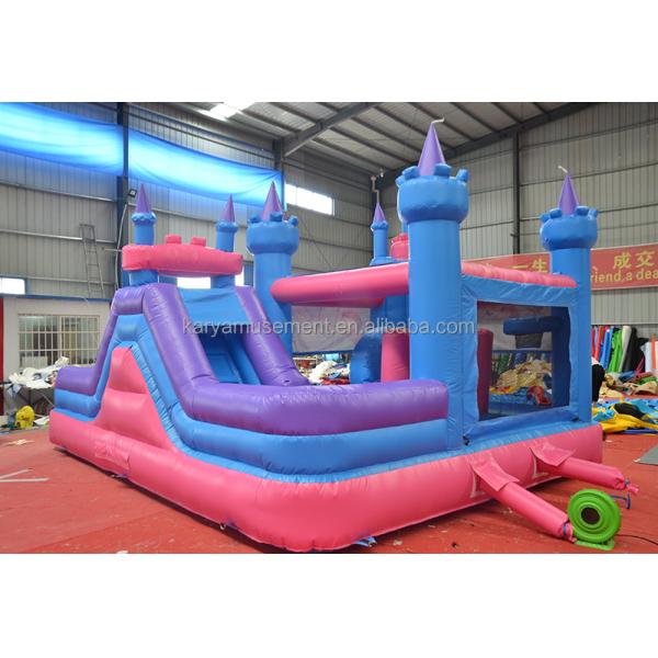 Cartoon Character Castle with Slide Combo Portable and Customizable Pictures Included