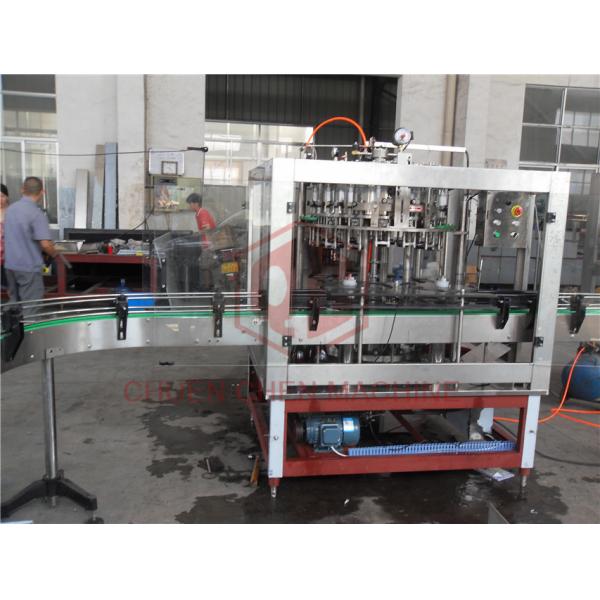 Craft Beer Bottle Filling Machine , Aqua Water Soft Beverage Carbonated Drink Machine