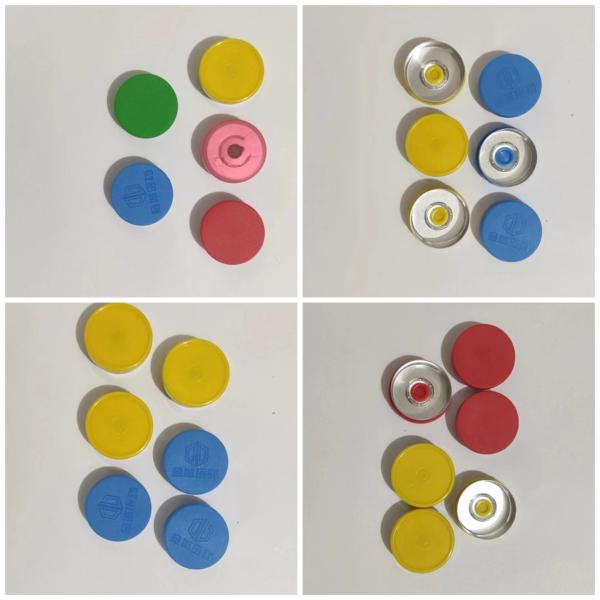 Tampa plástica de alumínio farmacêutica de 30 mm para frasco de injeção e frasco moldado