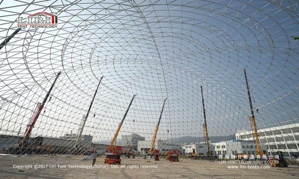 Largest 60m Diameter Geodesic Shelter Dome Tent Strcuture Of World As Landmark