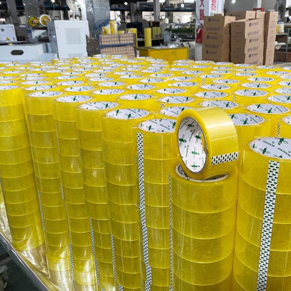 Лента упаковки BOPP Прозрачная клейкая лента с водонепроницаемым покрытием