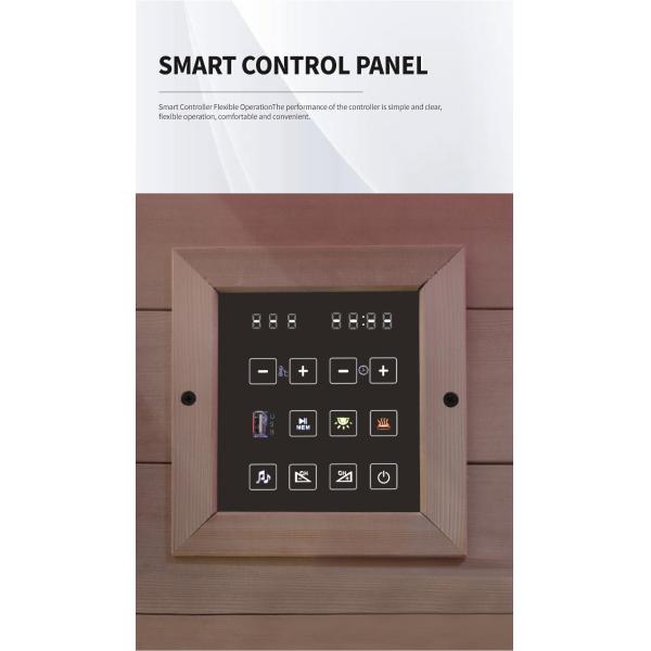 Luxury Shower Steam Wood Sauna Room