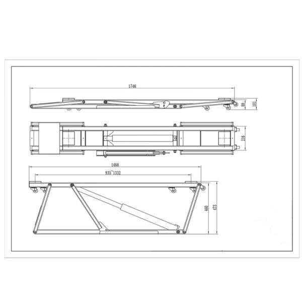 YD07-005 Series 2500/3500kg Lift: 88mm Low, AC/DC, 460mm Stroke for Car/Truck Repair