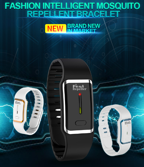 Anti Mosquito Watch Ultrasonic Fly Repeller Pest Repeller Watch for Outdoor