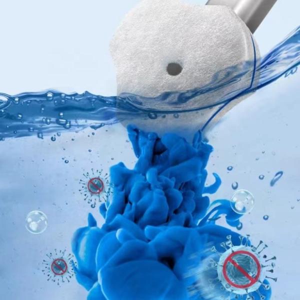 Lightweight Flushable Disposable Toilet Brush Anti Odor Disposable Toilet Bowl Cleaner Brush