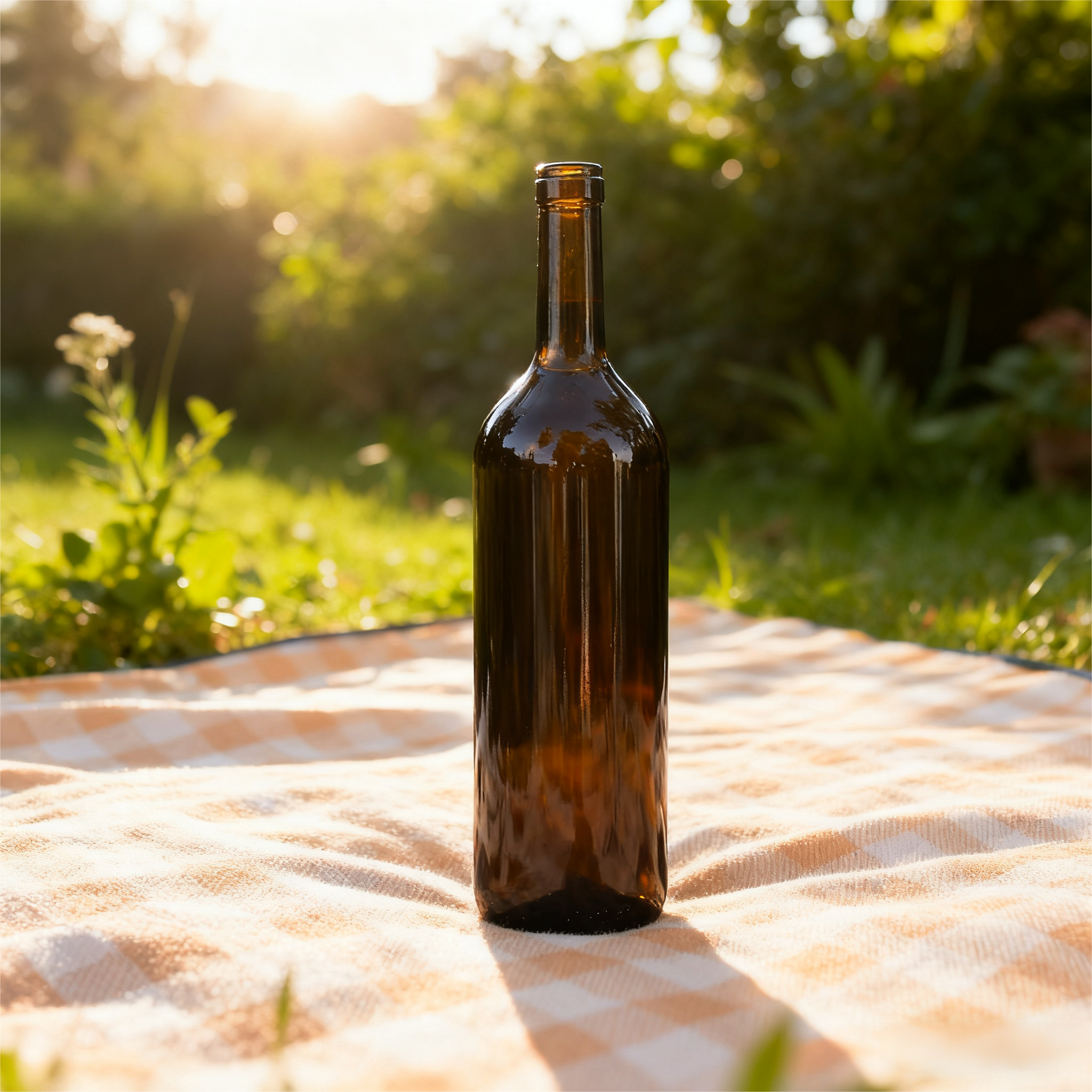 1000ml Classic Bordeaux Empty Wine Glass Bottle Cork Top For Sharing Wine 680g 1835K