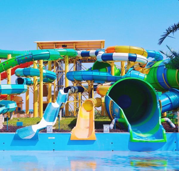 Water Amusement Park Outdoor Swimming Pool Kids Playground Fiberglass Slide