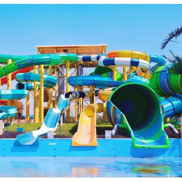 Взрослые Гигантские водные горки из стекловолокна Водный аквапарк Забавные игры Поездки