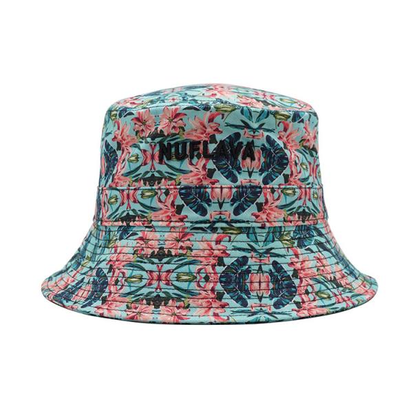 Mulheres bordadas do chapéu da cubeta do algodão da pesquisa de Logo Fisherman Bucket Caps Outdoor