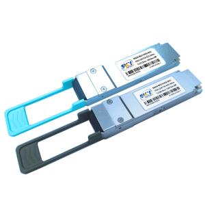 80km BIDI QSFP28 ZR4トランシーバー LAN WDM EML+SOA -28dBm 感度 100GBASE-ZR4