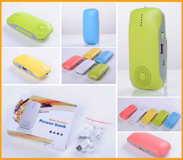 4400mah Fashion design speaker,portable power bank ,for travel