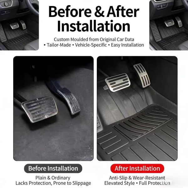 Aluminum Alloy Non-Slip Accelerator Brake Pedal Cover Upgrade for BYD Leopard 5 PRO PLUS Car Interior Modification Accessories