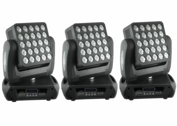 Top 1 Flat 25 x 12w High Lumen American CREE, RGBW Color Mixing  LED Moving Head Light / Square DJ Moving Head Lights