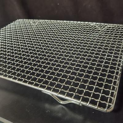Custom Size High Working Temperature Stainless Steel Wire Mesh BBQ Drying Baking Tray