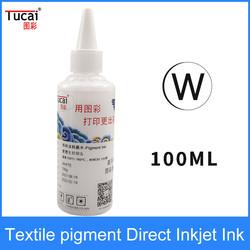 Digital Printing DTG Ink 1000ml Textile Ink For Epson R1800 R1900 F2000 1390 Printers