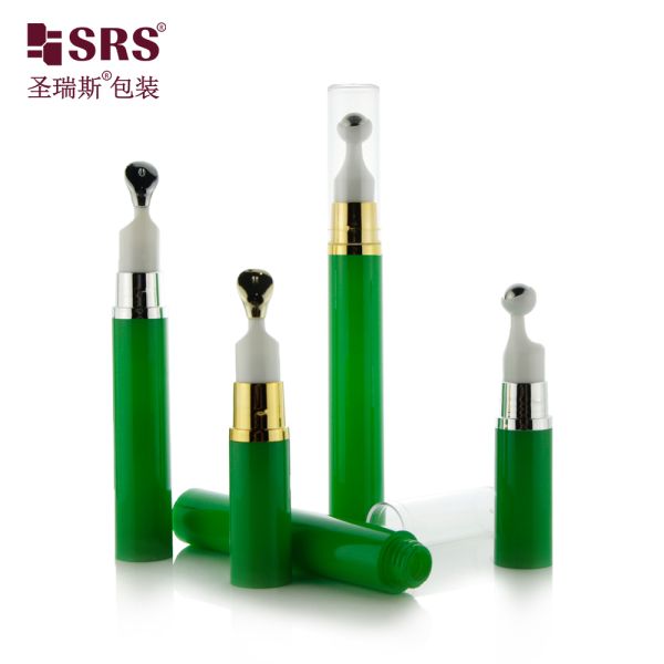 5ML 10ML 12ML 15ML High Quality Eye Cream Lotion Cosmetic Empty Tube Vacuum Roll on Luxury Roller AS Airless Pump Bottle
