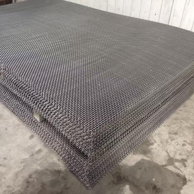 4 Gauge 60X70 65mn Steel Wire Mesh Vibrating Crimped Wire Mesh For Mining Screen