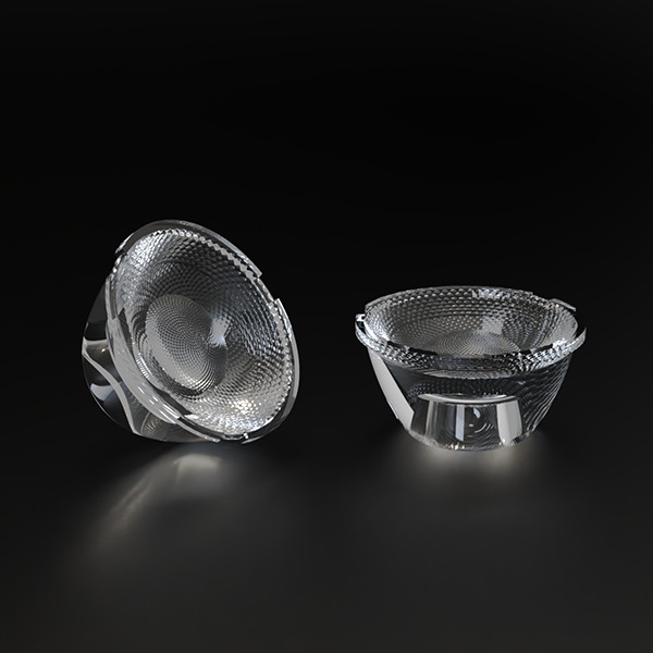 PC Material COB Lens 50mm with 60° VA and Low UGR for Soft Light Spot