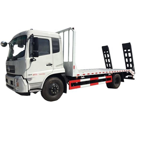 4700 mm Base de rodas 6-Pneus Dongfeng 4x2 Carro de emergência Wrecker caminhão de elevação de cama plana trailer