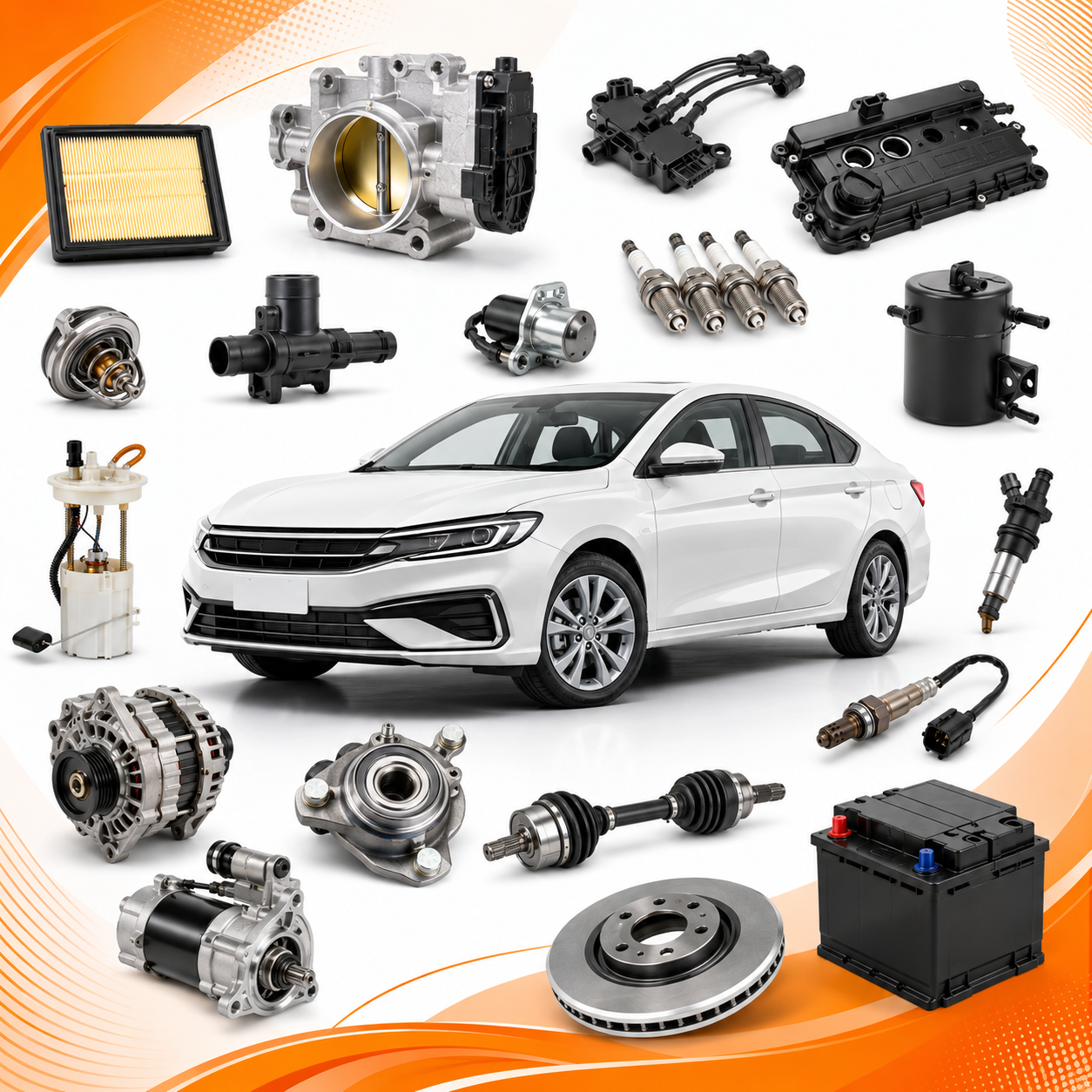 National VI Emission Electronic Throttle Body F01R00Y230 Auto Engine Valve Assembly