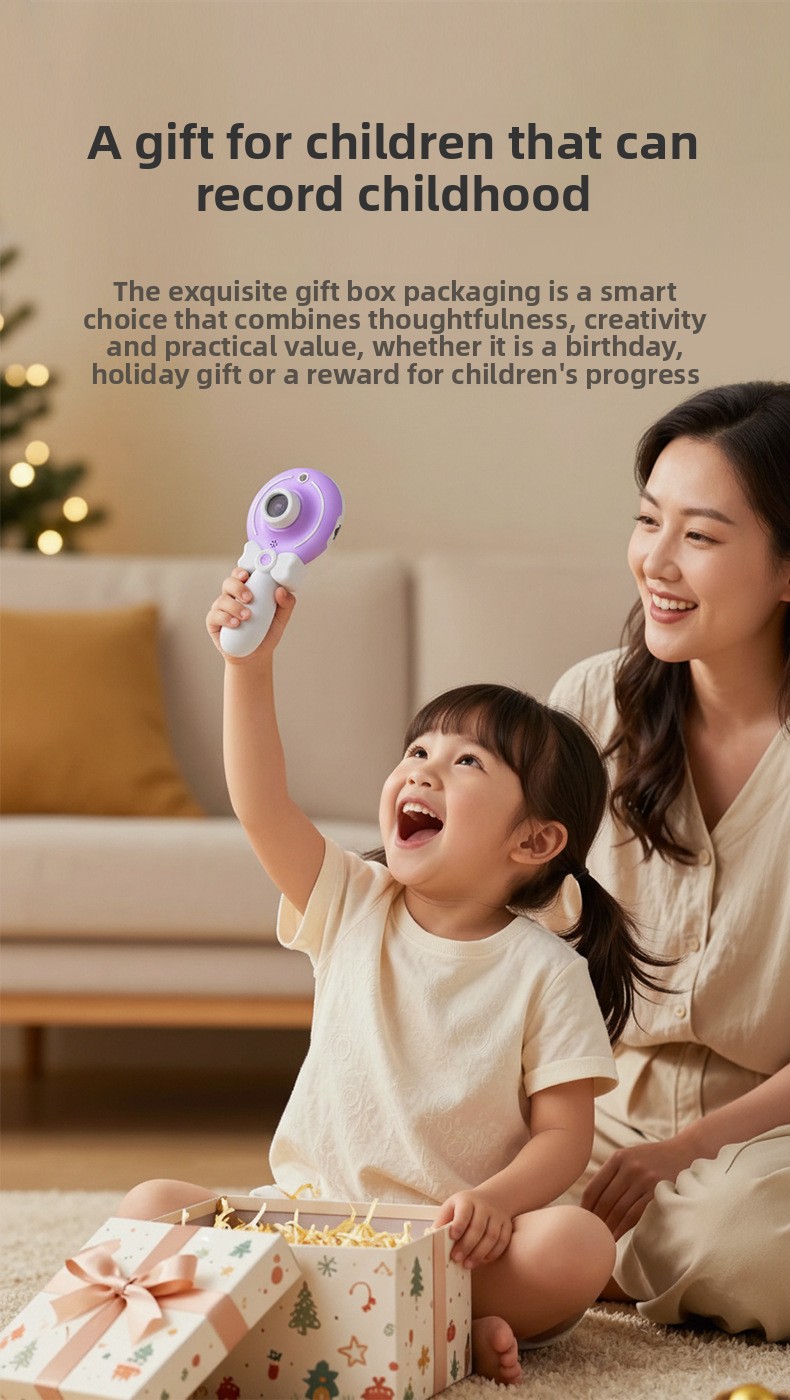 New Cross-Border Magic Wand Children's Camera HD Dual-Camera Video-Capable Cute Cartoon Digital Camera Wholesale