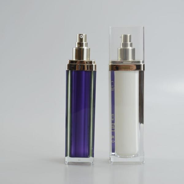 150ml Square Acrylic Bottle Pump Lotion Bottle Color Customization for Your Lotion