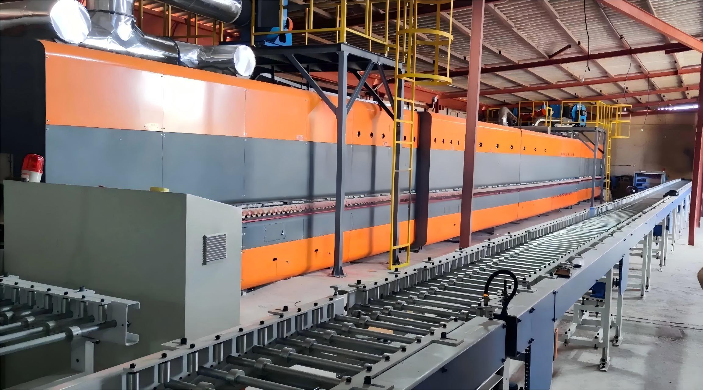 Compact Roller Kiln for Red Brick Manufacturing: Continuous Operation, Smooth Material Handling & Consistent Product Quality