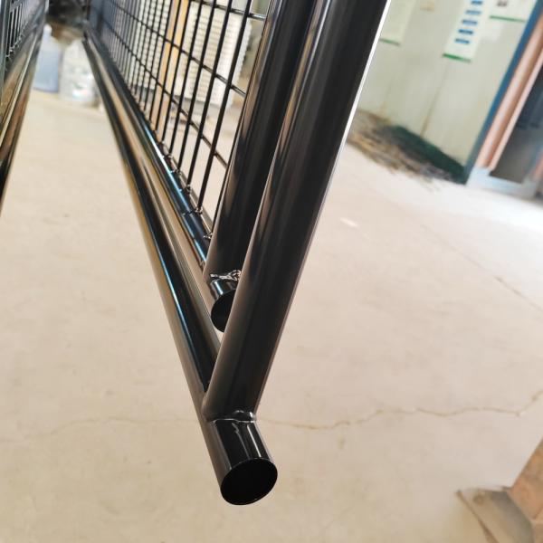 Low Carbon Black Welded Wire Fence PVC Coated 1m - 3m Length