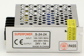 3D Printer Driver 24V1A24W single output SMPS with CE DC24V24W full watt Iron Case for LED Lighting Factory Outlet