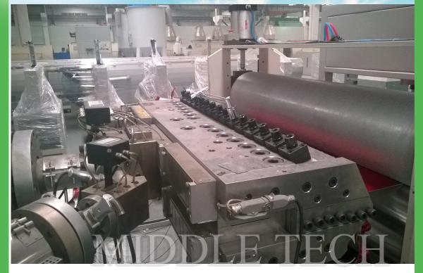 Decking PVC Roof Tile Machine Continuous Current Easy To Operate With Hauling Set