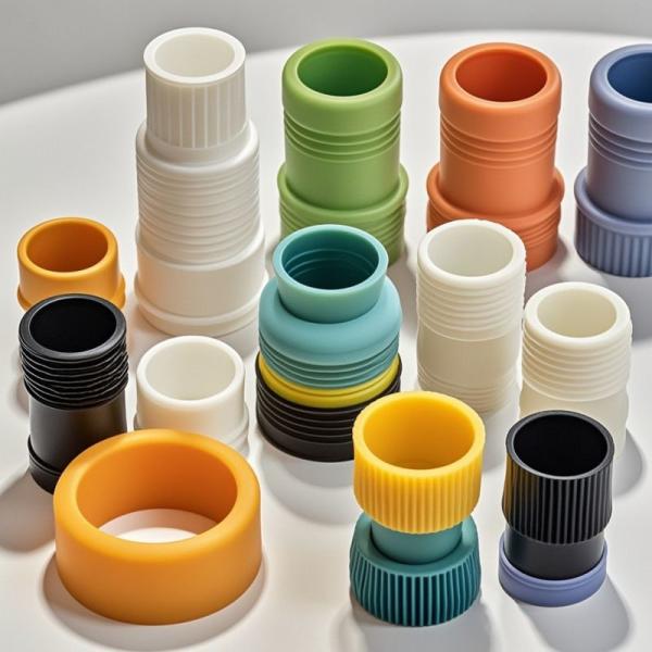 Customized Temperature Resistant Injection Molded Rubber Parts Flexible Rubber Molding