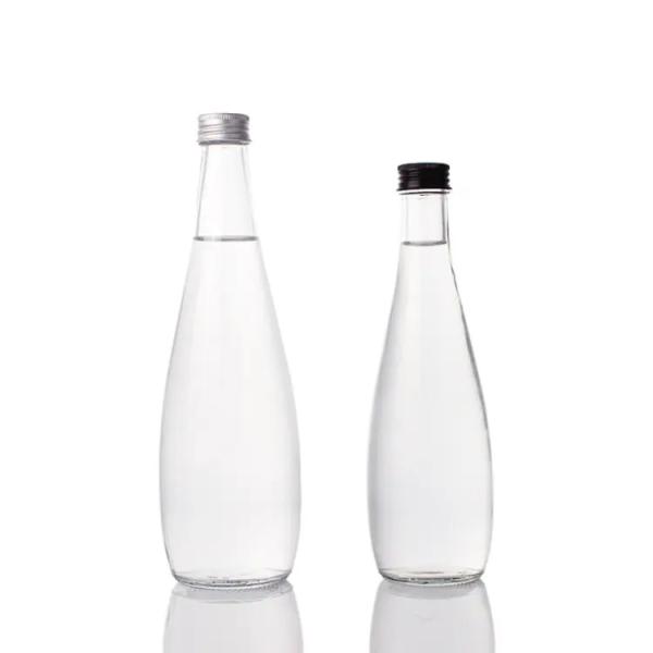 Decal Superficie High Flint Water Glass Bottle 330ml 500ml 750ml para embalagens de cosméticos