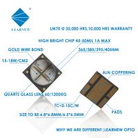 A cura uv alta da radiação 12W conduziu 385 que o nanômetro 395 nanômetro 405 nanômetro 6868 conduziu a impressão giratória de cura uv Violet Smd Led Chip