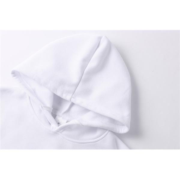 Designer barata Erkek sudadera de manga larga con capucha con capucha en blanco con capucha Camisa De Entrenamiento Poliéster simple con capucha